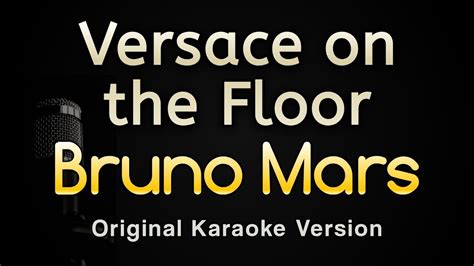 versace on the floor karaoke